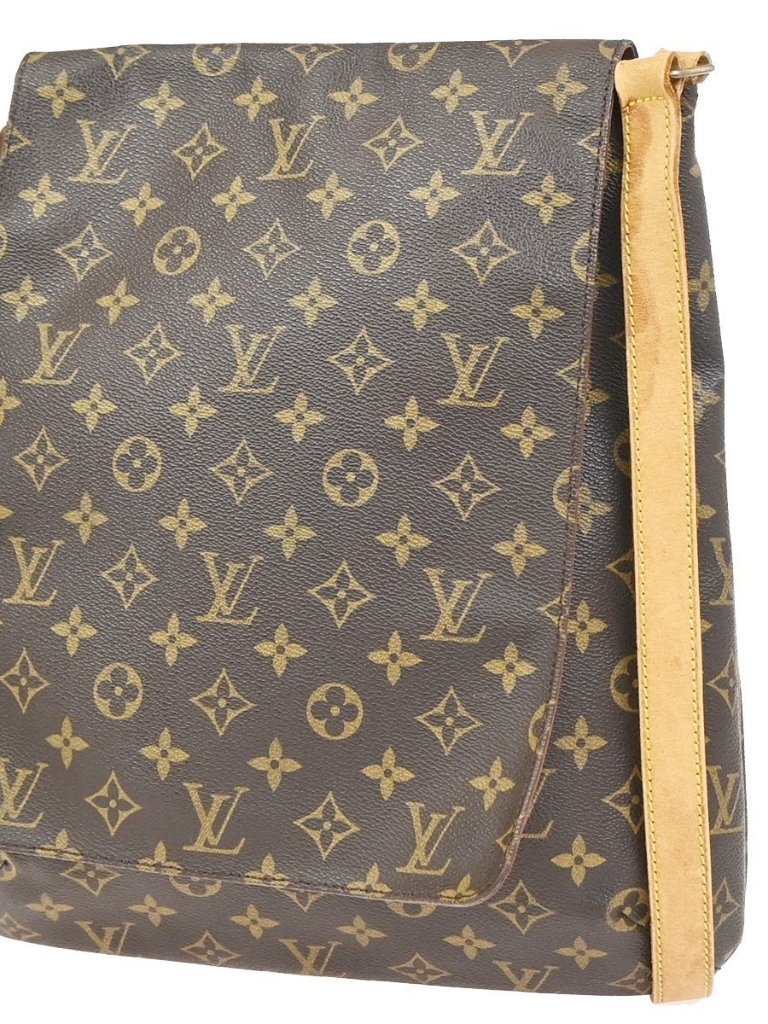 Louis Vuitton Musette Shoulder Bag Monogram Leather Brown France M51256 39kc891